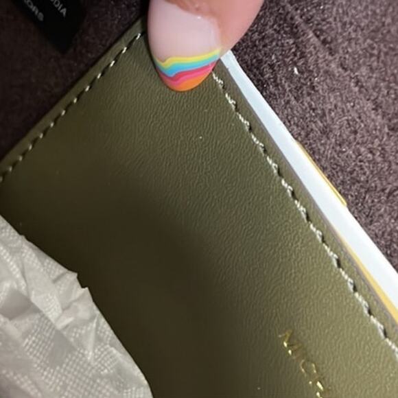 Michael Kors Olive Green Greenwich Covertible Crossbody Bag NWT - Picture 8 of 16